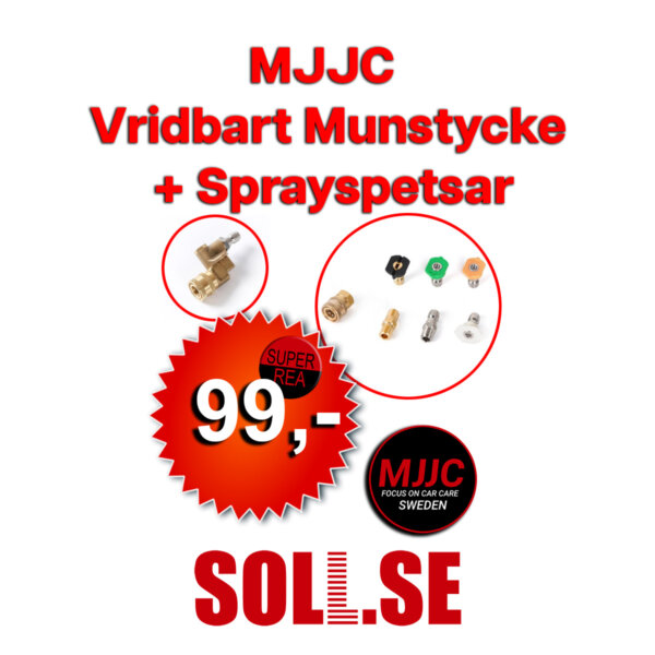 MJJC Vridbart Munstycke + Sprayspetsar