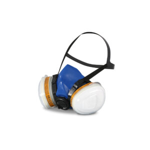 Gerson Twin Halvmask, återanvändbar med A2/P2 filter