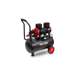 GLOSS Oljefri Luftkompressor 24L – 1450W Tystgående & Underhållsfri
